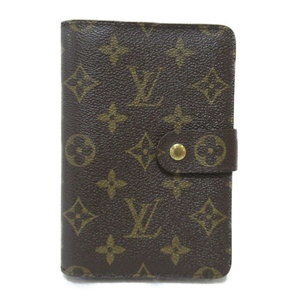 Louis Vuitton Porte Papier Zip Round Monogram Brown Wallet